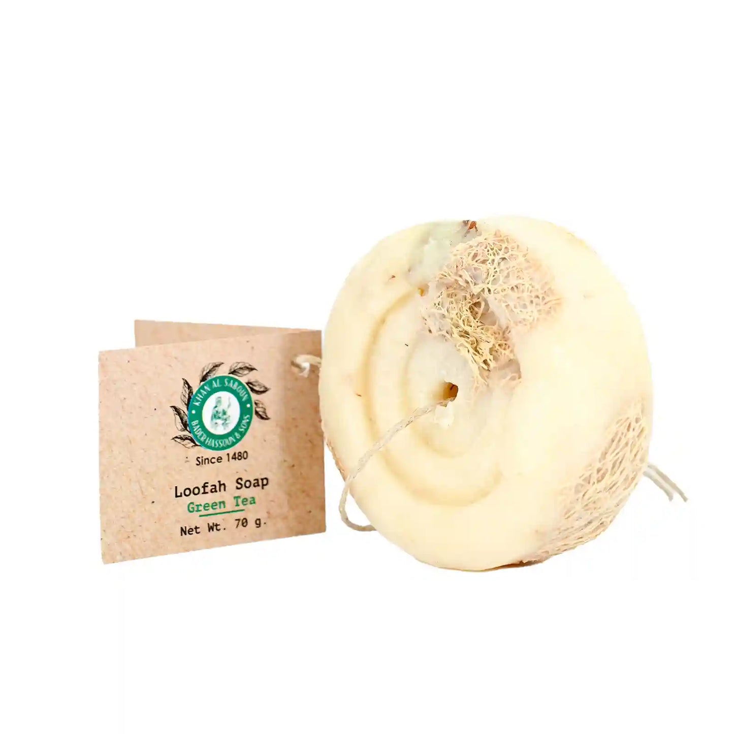 Loofah Soap - Green Tea (70g)