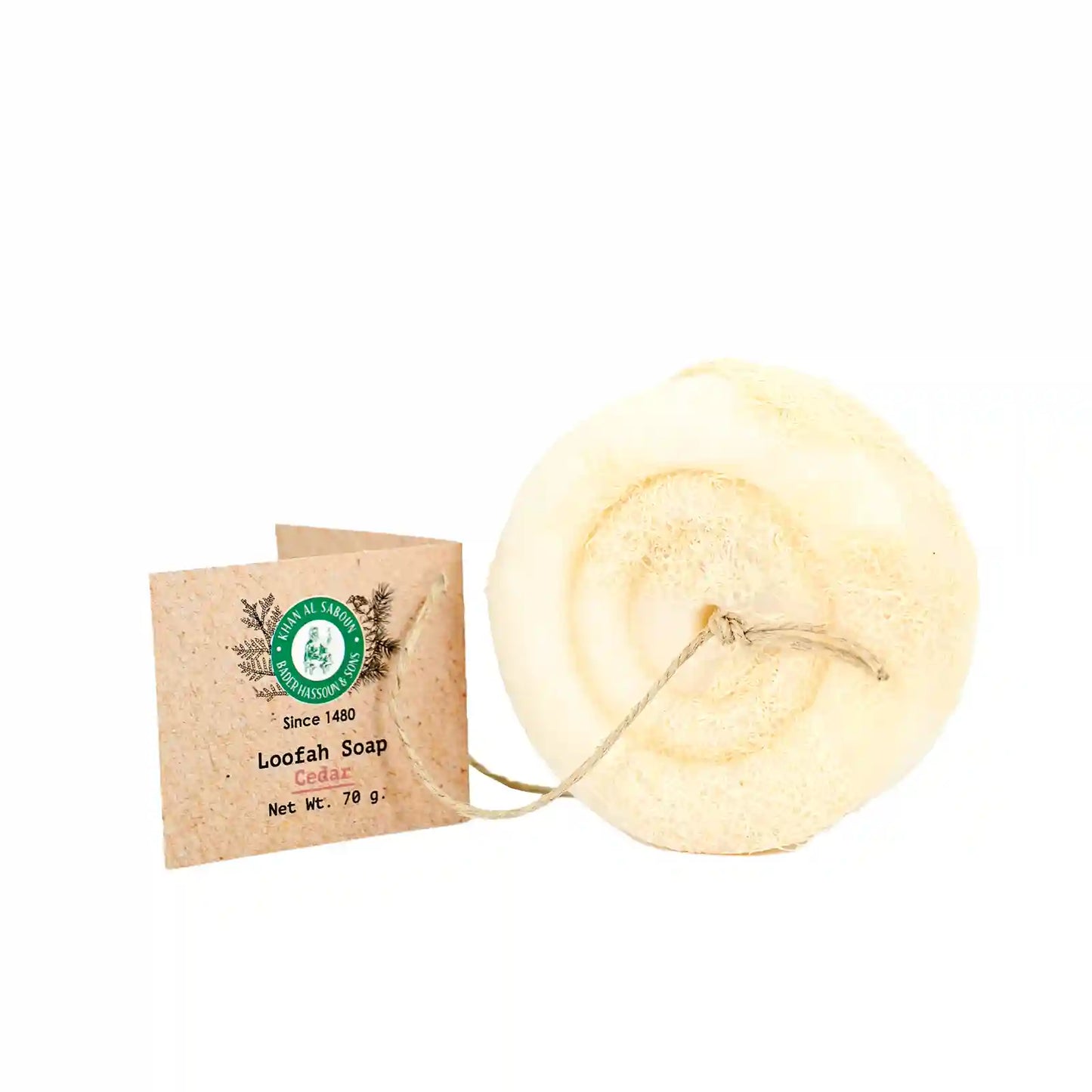 Loofah Soap - Cedar (70g)